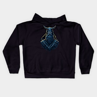 Sci Fi Viking Odin Kids Hoodie